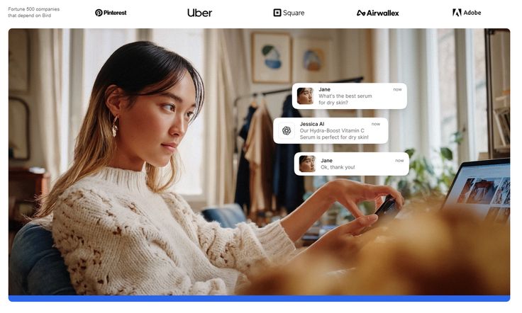 Giao diện chatbot ai cho website tích hợp trên trang bán hàng
